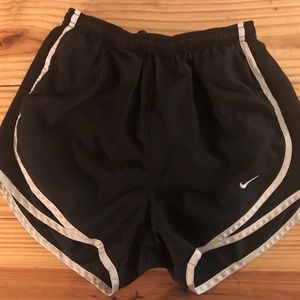 Black Nike dri-fit running shorts